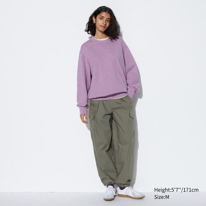 uniqlo herren-sweatshirt mit rundhalsausschnitt aus baumwolle marineblau