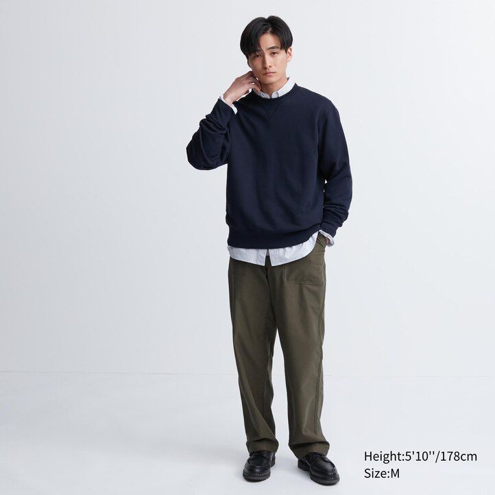 grüner uniqlo herren-sweatshirt-hoodie