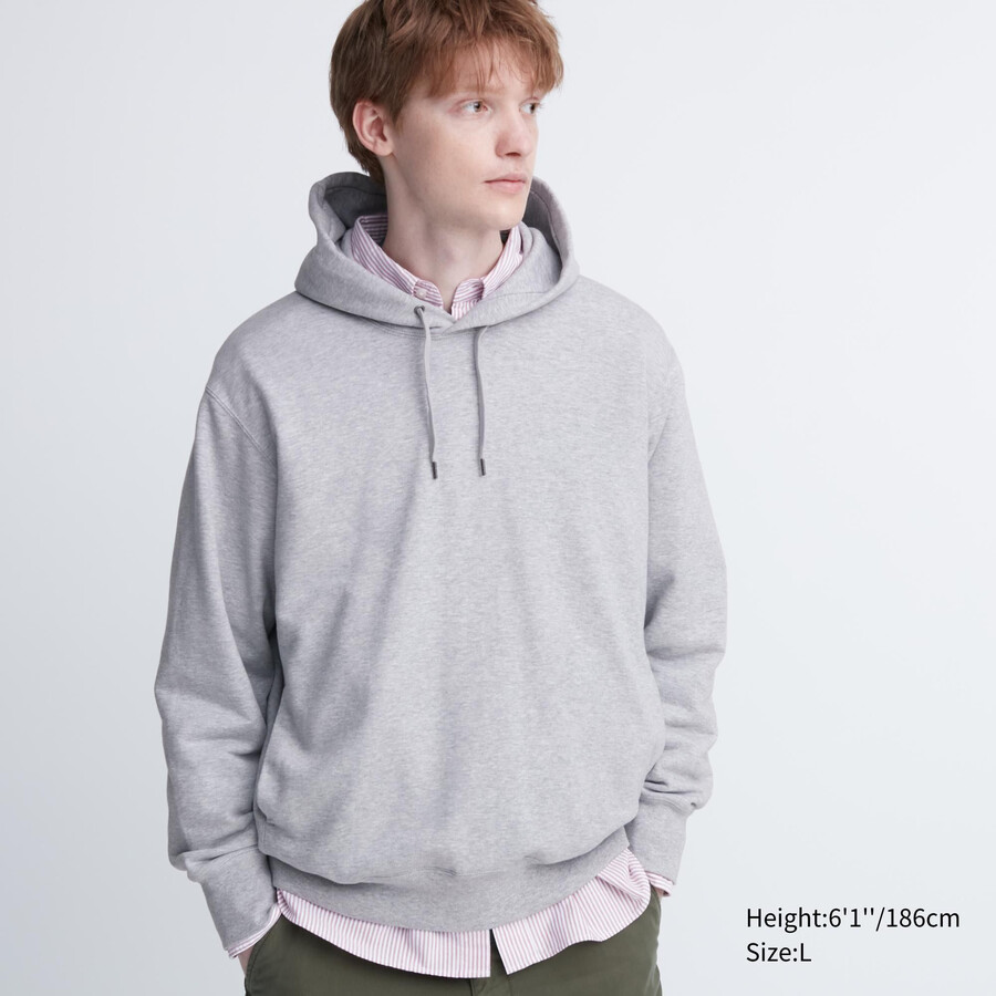 uniqlo sweatshirt herren-hoodie grau