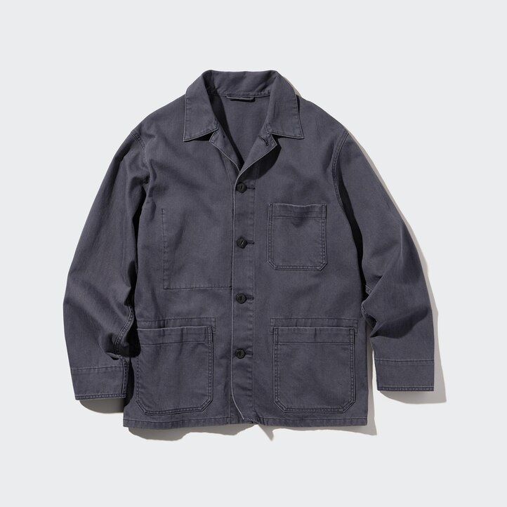 uniqlo utility-jacken für herren braun