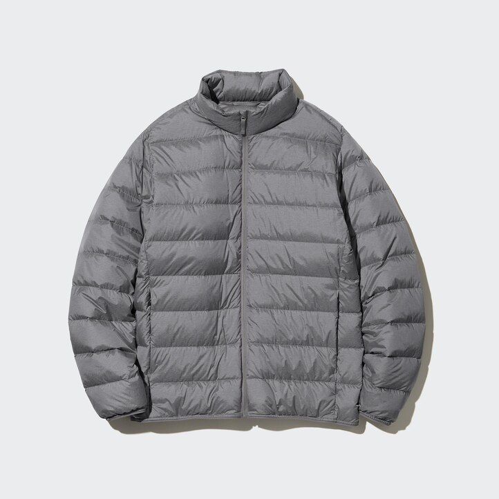 blaue uniqlo ultra light daunen-steppjacke für herren 3d-schnitt versandkostenfrei