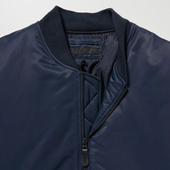 schwarze uniqlo ma 1 blousonjacken für herren