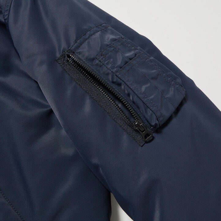 schwarze uniqlo ma 1 blousonjacken für herren
