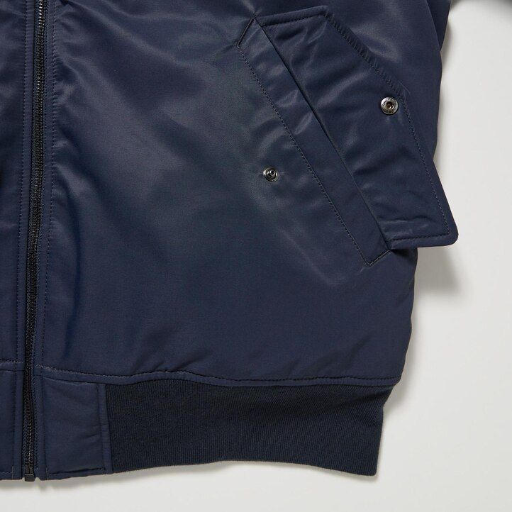 schwarze uniqlo ma 1 blousonjacken für herren