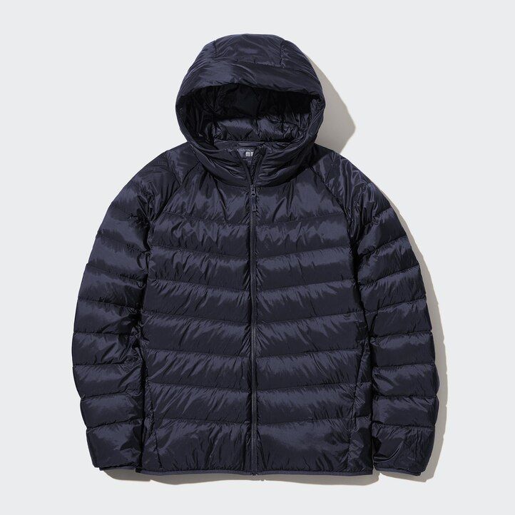 uniqlo ultraleichte daunenjacke für herren grau