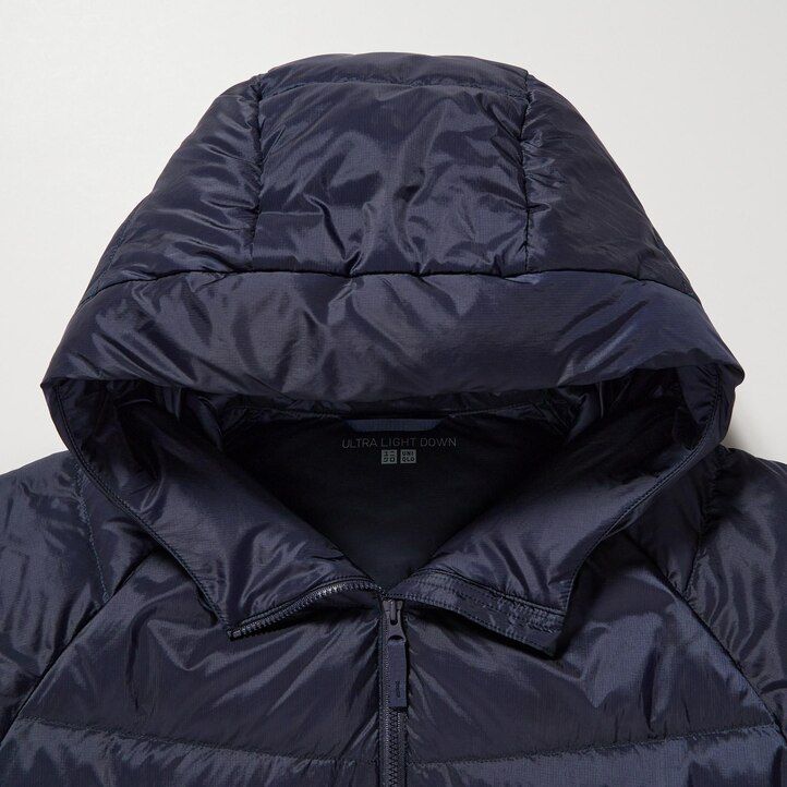 uniqlo ultraleichte daunenjacke für herren grau