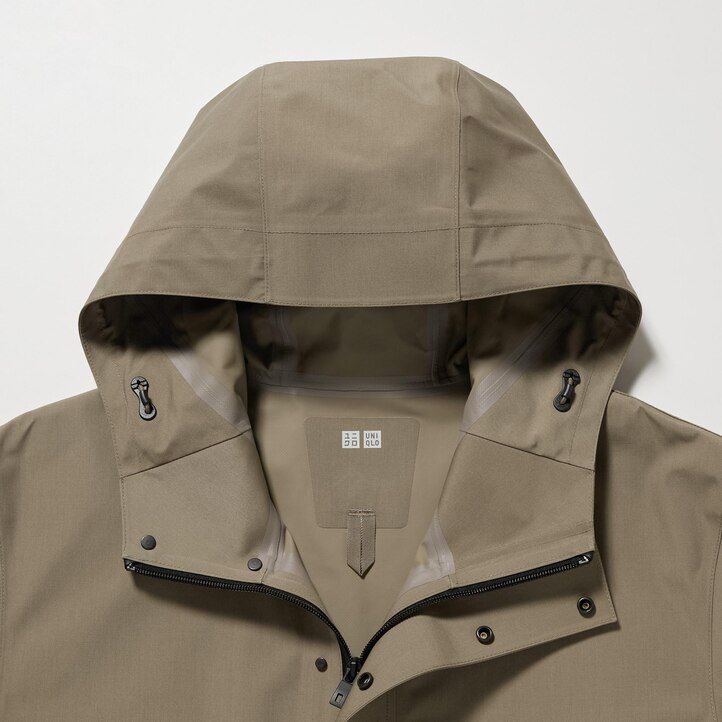 uniqlo blocktech herrenjacken schwarz