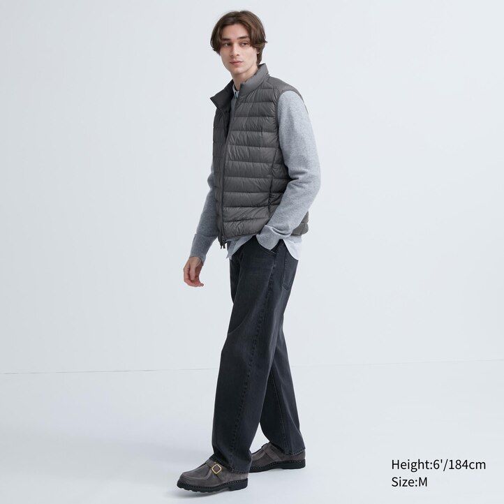 uniqlo ultraleichte daunensteppjacke für herren olivgrün