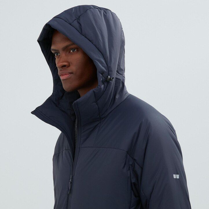 schwarze leichte und warme steppjacken von uniqlo für herren
