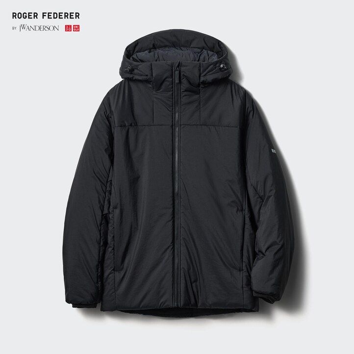 schwarze leichte und warme steppjacken von uniqlo für herren