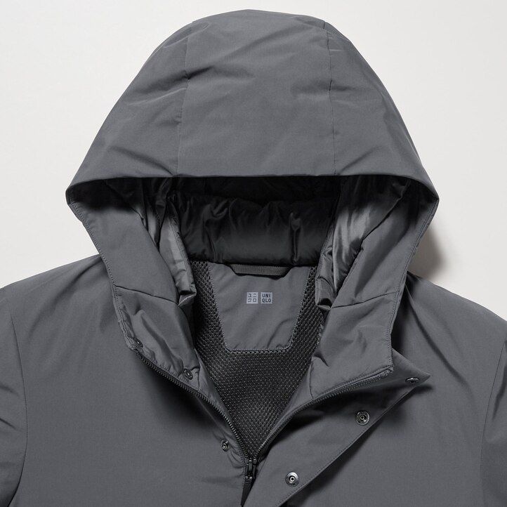 uniqlo hybrid-daunenjacken für herren schwarz