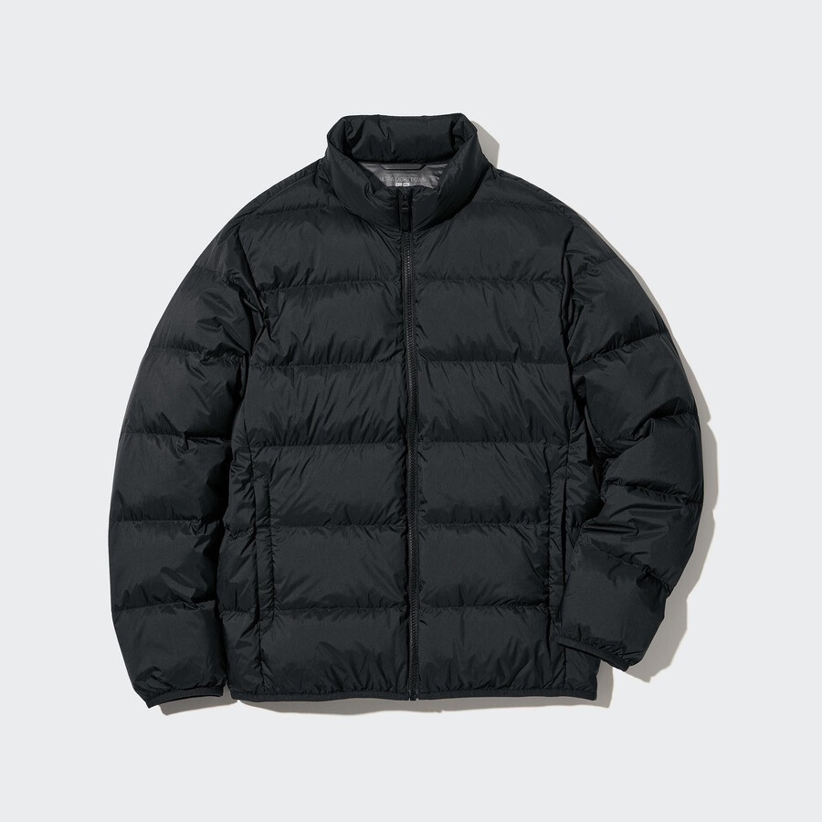 uniqlo ultra light daunenjacke für herren 3d-schnitt schwarz