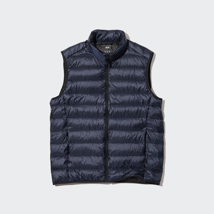 uniqlo ultraleichte daunenjacken für herren in marineblau