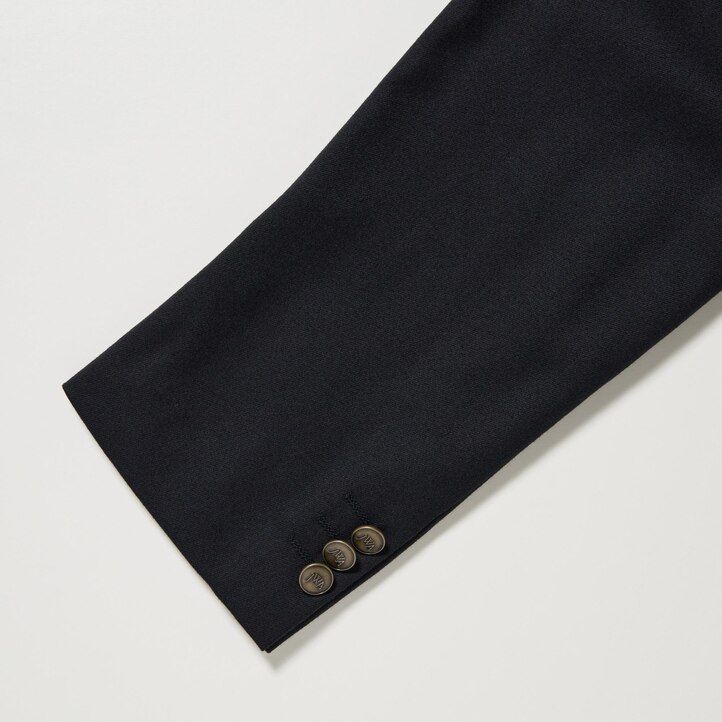 uniqlo herren-sakkos tailliert marineblau