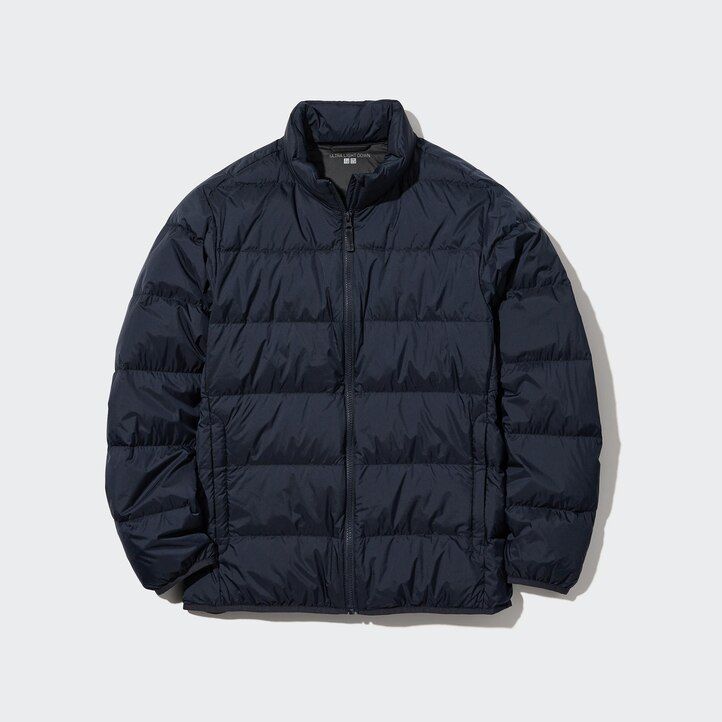 grüne uniqlo ultra light daunenjacke mit 3d-schnitt für herren