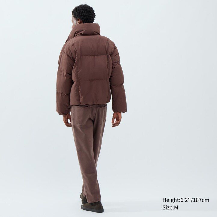 uniqlo wattierte herrenjacken beige