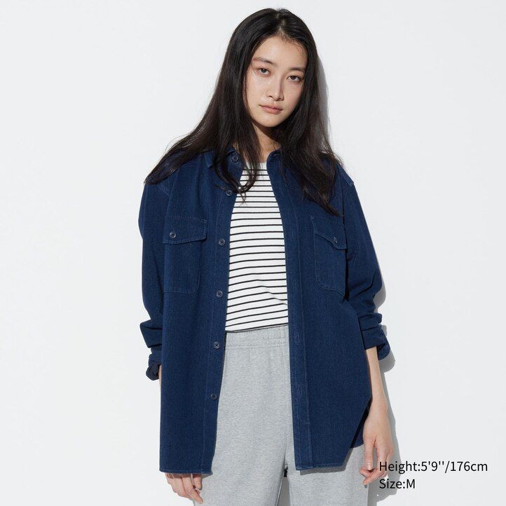 blaue uniqlo jeans-jersey-herrenjacken