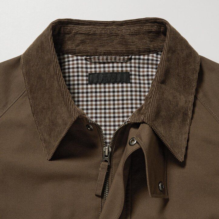 uniqlo utility-blousonjacken für herren schwarz