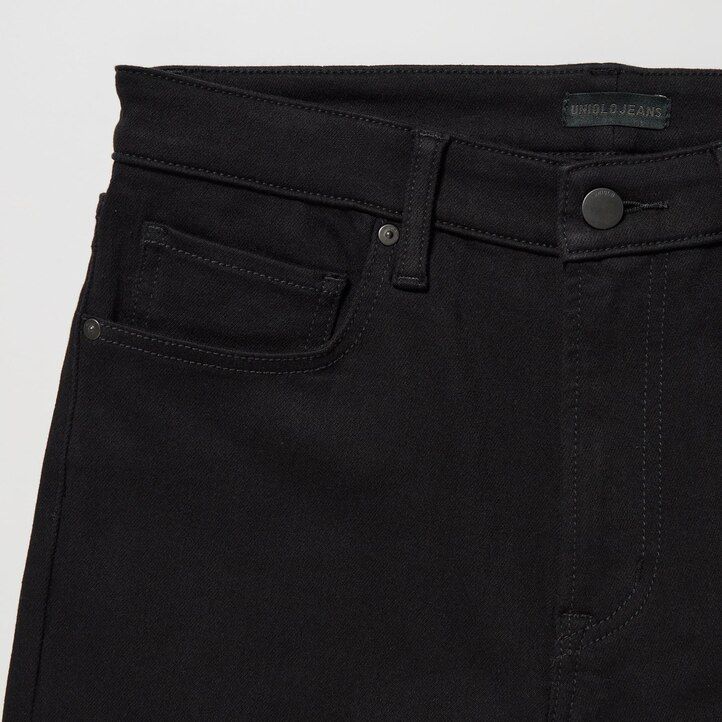 blaue uniqlo ultra stretch skinny fit herrenjeans