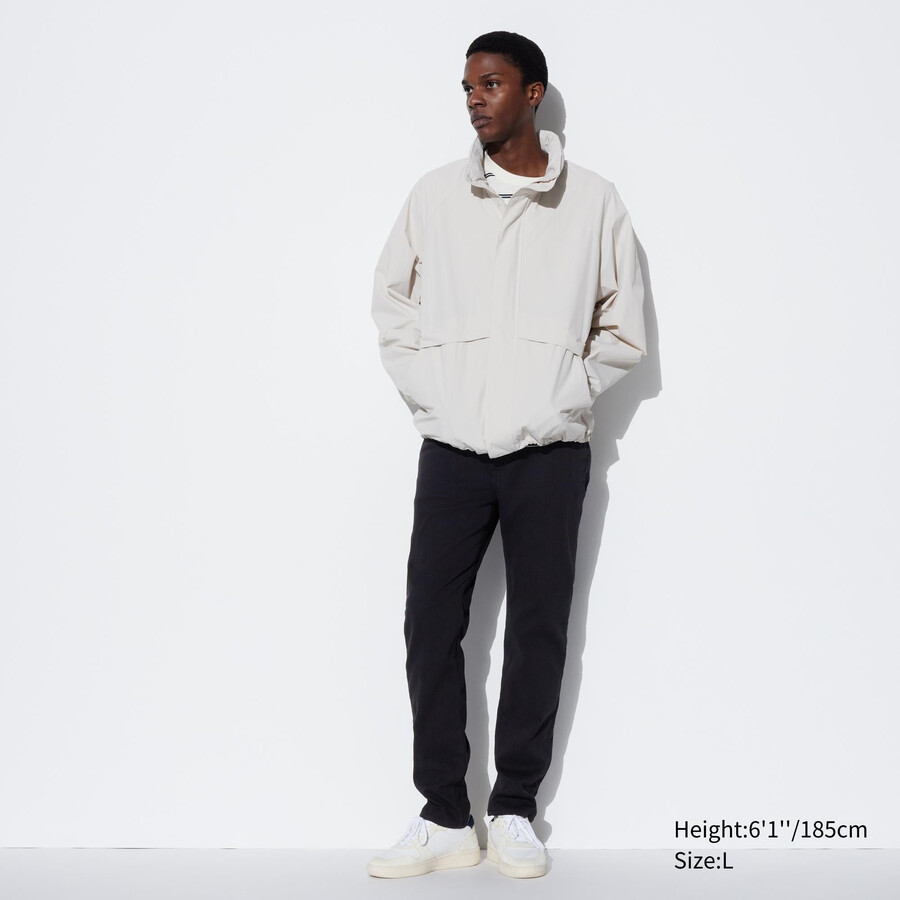 uniqlo ezy ultra stretch herrenjeans schwarz