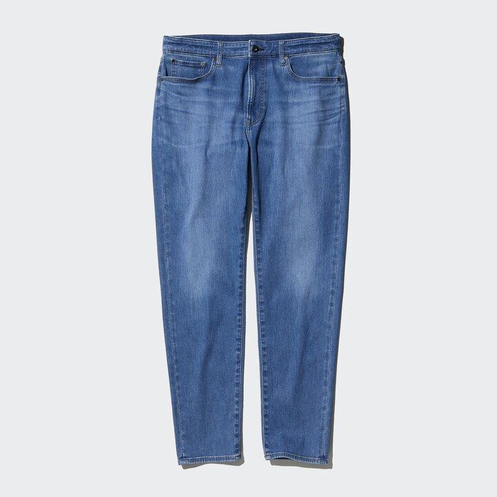 uniqlo ezy ultra stretch herrenjeans schwarz