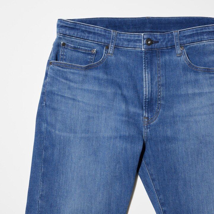 uniqlo ezy ultra stretch herrenjeans schwarz