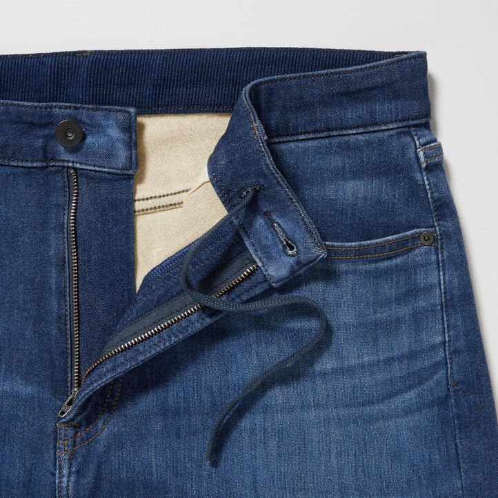 uniqlo ezy ultra stretch soft herrenjeans schwarz
