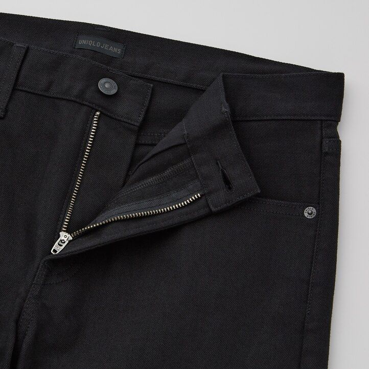 uniqlo selvedge stretch slim fit herrenjeans marineblau saison 2021