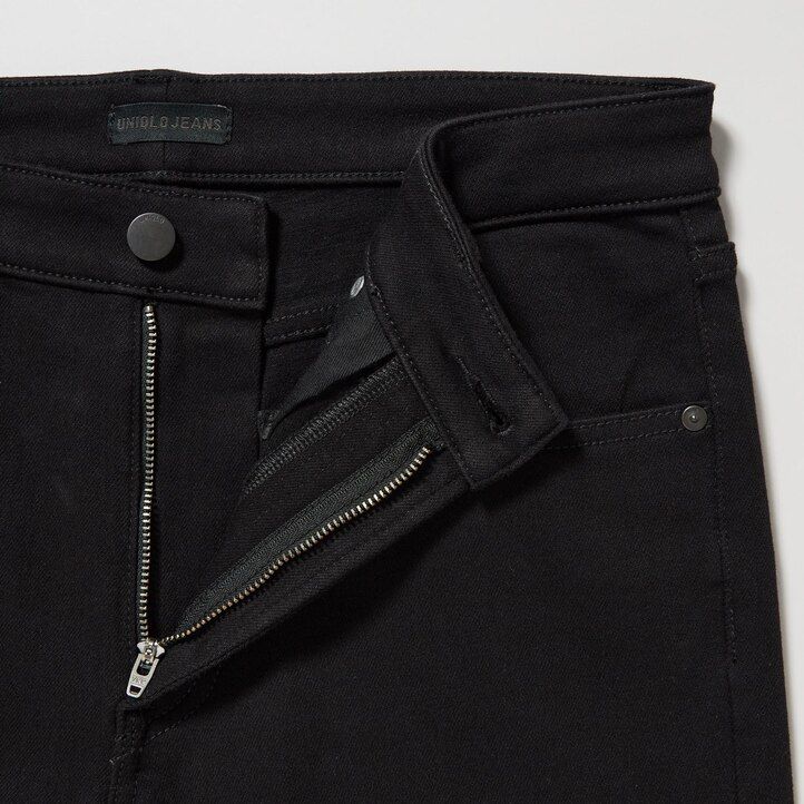 graue uniqlo ultra stretch skinny fit herrenjeans