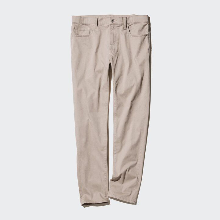 beige herren uniqlo ultra stretch skinny fit jeans