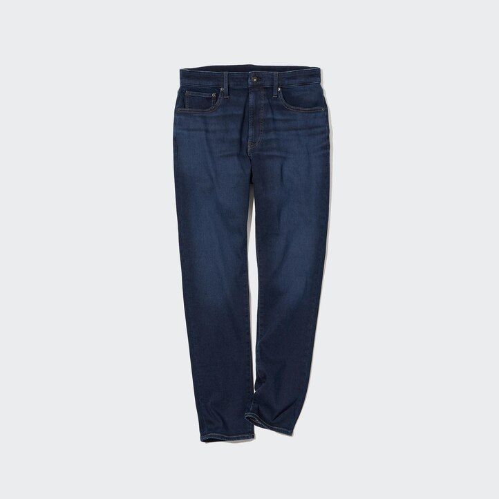 uniqlo ezy ultra stretch slim fit jeans für herren blau