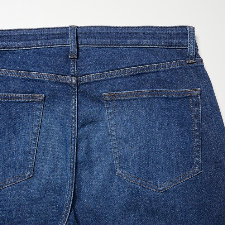 uniqlo ezy ultra stretch slim fit jeans für herren blau