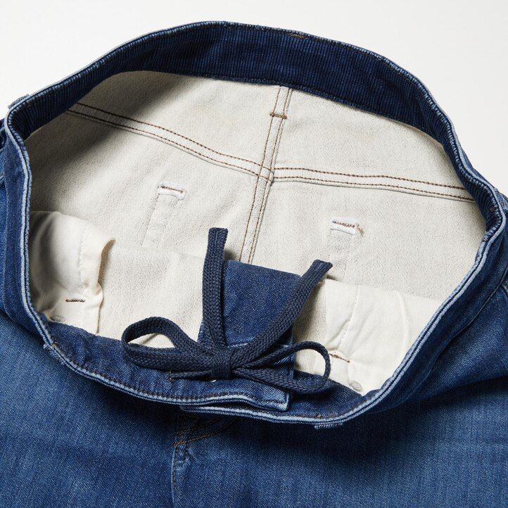 uniqlo ezy ultra stretch slim fit jeans für herren blau