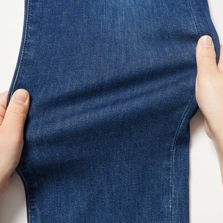 uniqlo ezy ultra stretch slim fit jeans für herren blau