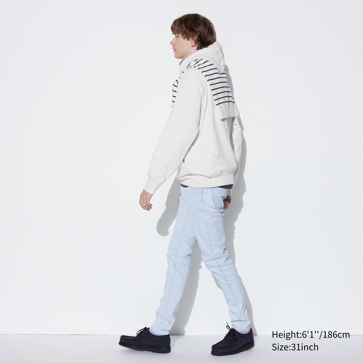 uniqlo herren ultra stretch skinny fit jeans schwarz