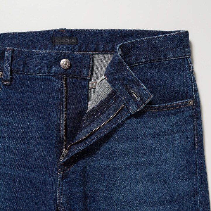 graue uniqlo slim fit herrenjeans