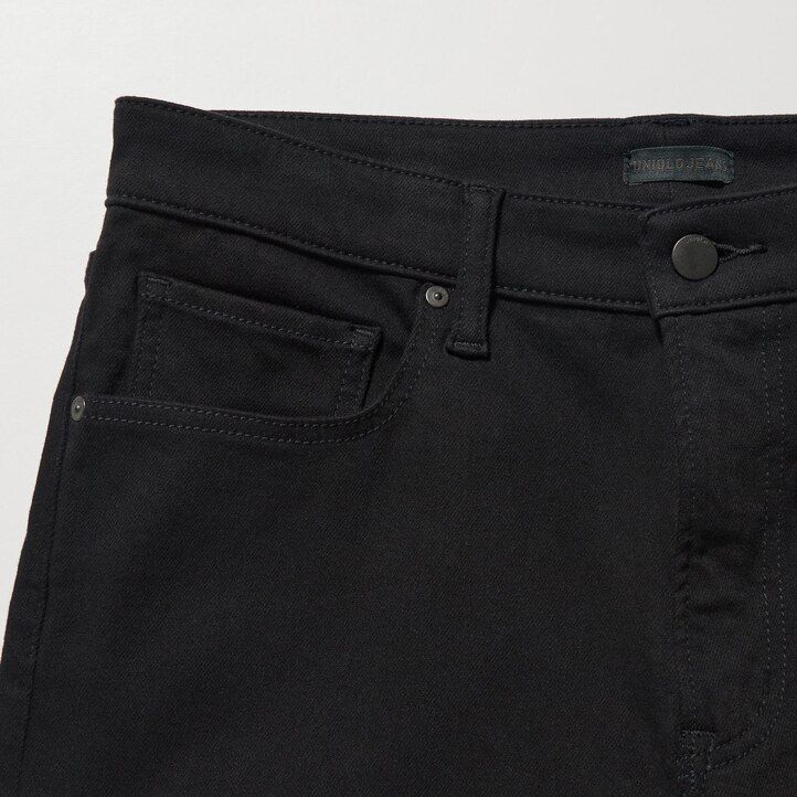 uniqlo ultra stretch skinny fit herrenjeans schwarz