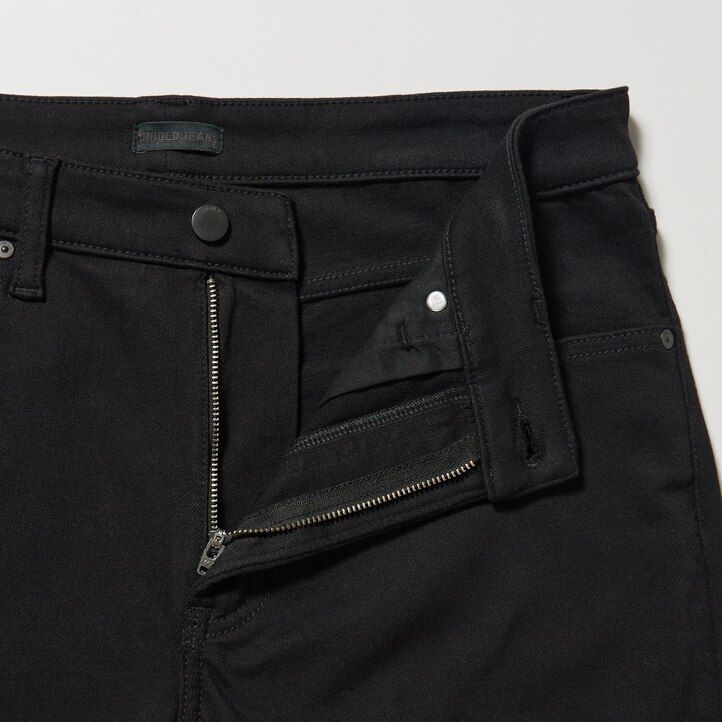uniqlo ultra stretch skinny fit herrenjeans schwarz