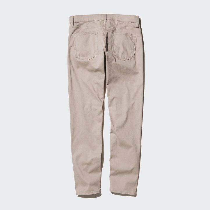 uniqlo ultra stretch skinny fit herrenjeans in olivgrün