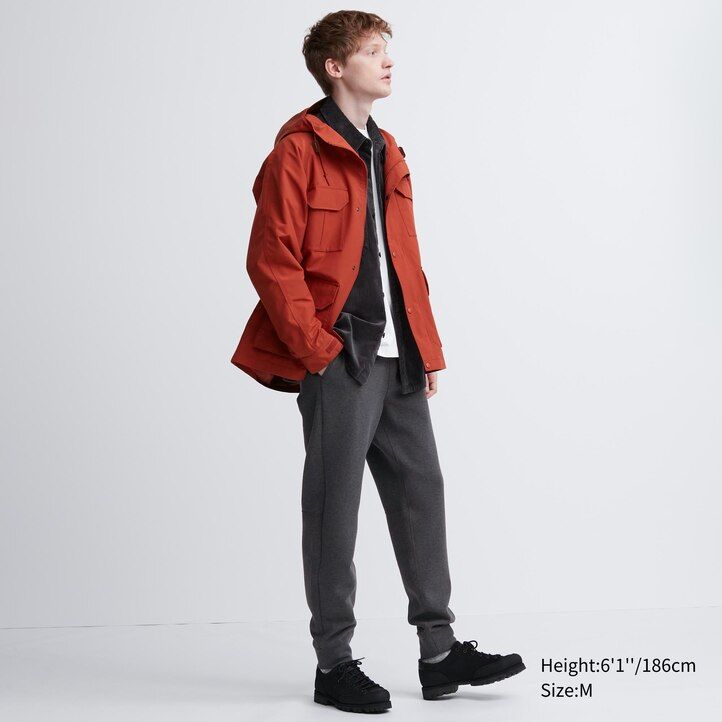 hellgraue uniqlo dry stretch jogginghose für herren