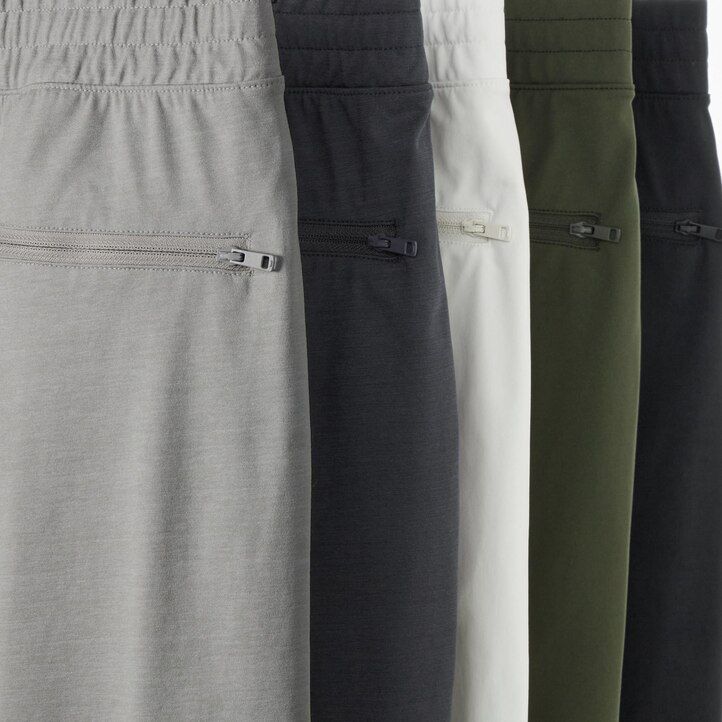 uniqlo ultra stretch dry ex jogginghose für herren dunkelgrau