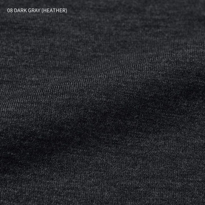 grauer uniqlo herrenpullover aus 100 extrafeiner merinowolle mit rundhalsausschnitt