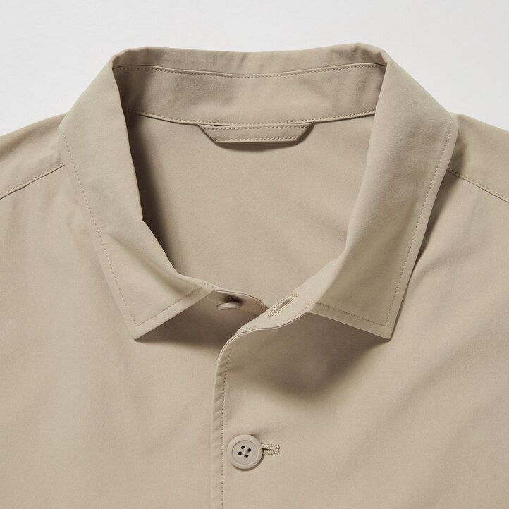 uniqlo airsense ultra light t-shirt herren-overshirt beige