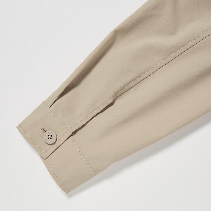 uniqlo airsense ultra light t-shirt herren-overshirt beige