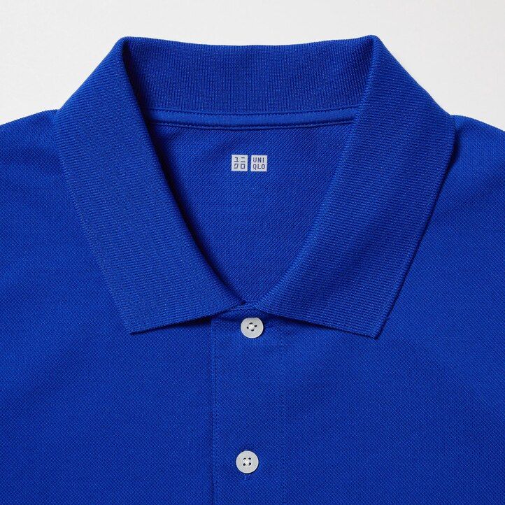 uniqlo dry piqué polohemd für herren weiß