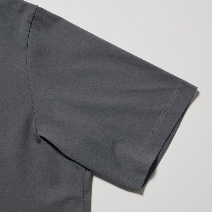 uniqlo airism poloshirt mit offenem kragen für herren rosa