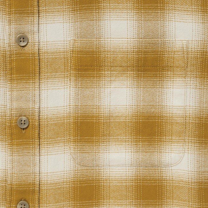 graue uniqlo herren-flanellhemden mit normaler passform und karomuster regulärem kragen