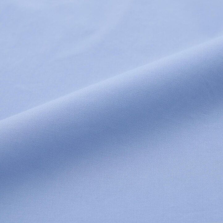 uniqlo easyre broadcloth stretch slim fit herren-t-shirt mit normalem kragen blau