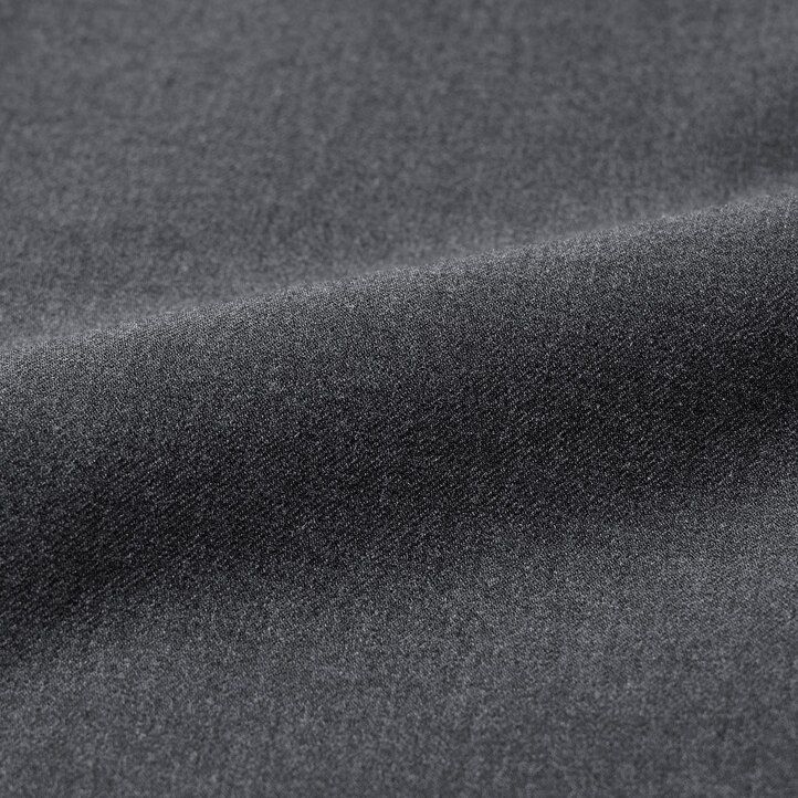 graue uniqlo smart wool-ähnliche herrenhose in knöchellänge