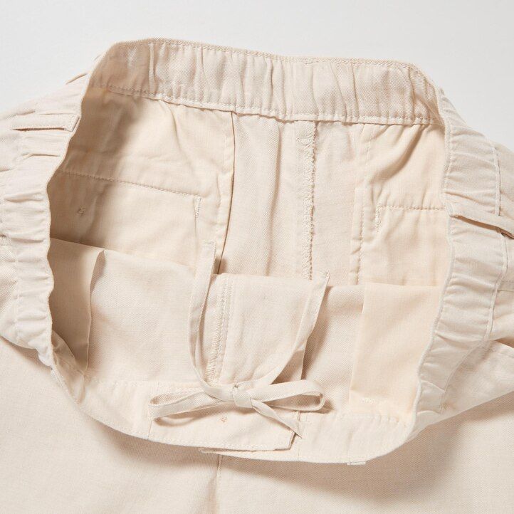 uniqlo herrenhose in olivgrün leinenmischung bequeme passform